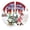 D, variante sur DJKDJL Décorations de Noël Tendance Intrigantes Jupe de Sapin de Noël 35 Pouces Impression Créative Décoration de Fond de Sapin Fournitures de Noël Décorations Cadeau de Noël Nouvel An Décorations de Noël Idéales