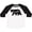 Baseball White and Black, variant on Montana Black Bear Silhouette Boys or Girls Toddler T-Shirt