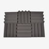 Seismic Audio 6 Pack of Charcoal 3 Inch Studio Acoustic Foam Sheets Sound Absorbing Tiles Charcoal - SA-FMDM3-Charcoal-6Pack