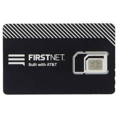 FirstNet AT&T Triple-Cut SIM Card (for AT&T First Responder)