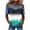 Green Top, variant on Womens Cold Shoulders Blouses Patchwork Tees Fashion Crew Neck Short Sleeve Shirts Vacation Tops Pink Top L