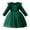 ZB-Green, variant on Toddler Girl Dresses Girls Fall Dress Floral Long Sleeve Midi with Smocked Waist for Holiday Party Pink Size,3-4 Years