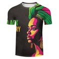 thumbnail image 3 of Tops para hombre, blusas y camisas de manga corta con cuello redondo para hombre Camisa de manga corta estampada para hombre Top/camisa de manga corta con cuello redondo Tops para hombre, 3 of 4