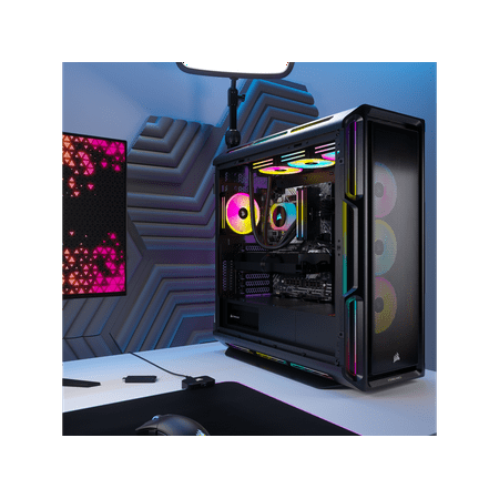 CORSAIR - VENGEANCE i8200 Gaming Desktop-Intel Core i9 14900KF-64GB RGB DDR5 6000MHz-NVIDIA GeForce RTX 5080-2TB SSD - Black