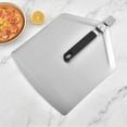 thumbnail image 3 of Pala para pizza grande de acero inoxidable con mango, accesorios plegables para pizza, 3 of 5