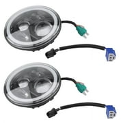 Upgraded Super Bright Sealed Beam Headlamps Work Lights 97-2017 For Jeep