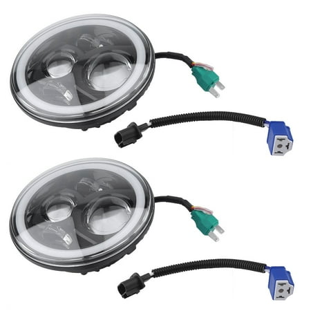 Upgraded Super Bright Sealed Beam Headlamps Work Lights 97-2017 For Jeep