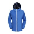 thumbnail image 4 of Men's Outdoor Reflective Hooded Windbreaker Sports Jacket with Pocket, 4 of 7