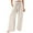 Beige, variant on Lixiuxyad Linen Palazzo Pants Women High Waist Wide Leg Lounge Summer Casual Beach Trouser with Pockets Travel Vacation Outfits Green