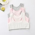 thumbnail image 4 of Early Training Bras Popular Girls Sports Racerback Bra Solid Colors Training Bras for Girls & Teens - 4 Pack, 4 of 8