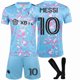 thumbnail image 1 of 2024-2025 Inter Miami CF Training T-shirt Jerseys Kids Adult Football Kit with Socks No.10 MESSI, 1 of 2
