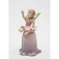 thumbnail image 3 of Ceramic Fairy on Flower Bell Vintage 4.5" Daughter, 3 of 3