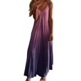 thumbnail image 2 of FcBaudy Camisole Sans Manches Col en V, Robes d'Été pour Femmes, Robes Sans Manches Mode Imprimée Bretelles Robes Femmes, 2 of 3