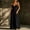 *Black, variant on ClodeEU Women's V Neck Spaghetti Strap Backless Sleeveless Dress with Pockets ,Solid Color Casual Summer Maxi Dress Black,Women's Plus L