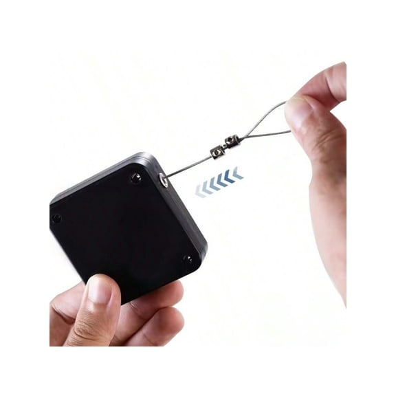 1 Piece Black Automatic Door Closer, No Drilling Required Wall Mounted, for Offices Bedrooms Frequent Use