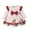 White, variant on Odeerbi Toddler Girls Ruffle Long Sleeve Christmas Dress Bowknot Dots Print Party Princess Dress Fall Winter Birthday Christmas Polka Print Bow Dress White