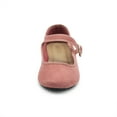 thumbnail image 3 of Ollio Women's Shoes Faux Suede Casual Mary Jane Light Ballet Flats F56SU, 3 of 6