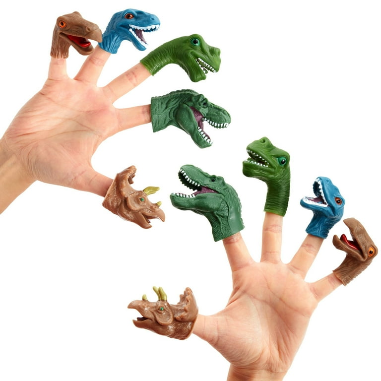 Baby Toy Girl Toys Age 8-10 Years Old Dinosaur Finger Puppet Set, Animal Hand Toy, Educational Toys, Hand Puppet Set, Kids Unisex, Size: One Size