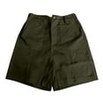thumbnail image 5 of Bermuda Shorts for Women Knee Length Summer Casual Wide Straight Leg Loose Businees Casual Work Shorts with Pockets, 5 of 6