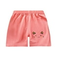 thumbnail image 2 of HOMADLES Little Boys Shorts Gym Elastic Soft Casual Shorts Pink 3-4T, 2 of 4
