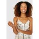 thumbnail image 3 of Debenhams - Camisón Estrella de Satén para Mujer (Crema), 3 of 3