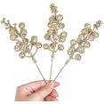 thumbnail image 7 of Coolmade 16 Pack Christmas Glitter Berries Stems, 7.8Inch Artificial Christmas Picks for Christmas Tree Ornaments, DIY Xmas Wreath, Crafts, Holiday and Home Decor, 7 of 7