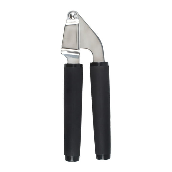 Kitchenaid Stainless Steel 0.58 lb Garlic Press with Black Rubber Handle