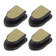 thumbnail image 1 of Ganchos adhesivos para automóviles de 4 Pcs para bolsos y paraguas, ganchos de asiento de automóvil resistentes de tono dorado de plástico 1.18"x0.79", 1 of 7