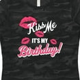 thumbnail image 4 of Inktastic Kiss Me Its My Birthday Women's T-Shirt, 4 of 5