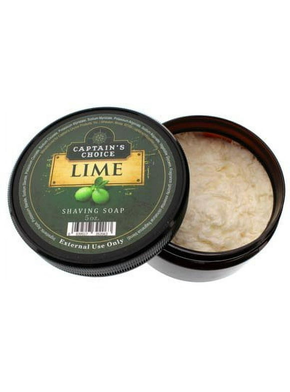 Captain's Choice Shaving Soap, Lime