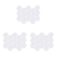thumbnail image 1 of Monstrate Espejo Hexagonal adhesivo para pared DIY plástico acrílico decorativo superficie lisa autoadhesivo Multicolor paredes hoja plateada Plata 15 piezas 3Conjunto, 1 of 6