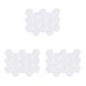 thumbnail image 1 of Monstrate Espejo Hexagonal adhesivo para pared DIY plástico acrílico decorativo superficie lisa autoadhesivo Multicolor paredes hoja plateada Plata 15 piezas 3Conjunto, 1 of 6