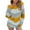 Yellow, variant on Aoochasliy Womens Sweaters Pullover Clothes Casual Trendy Color Matching Pullover Round-Neck