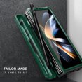 thumbnail image 2 of Jiahe Cover For Samsung Galaxy Z Fold4 Full Body Protection Case,Support Wireless Charging,Built-in Screen Protector Shockproof Hinge Protector,with Pen Slot  Kickstand Case Cover,Armygreen, 2 of 9