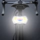 thumbnail image 1 of Luz trasera de bicicleta multifuncional, luz trasera de bicicleta LED recargable e impermeable, accesorio de luz trasera de bicicleta inalámbrica con señal de giro, control remoto de carga USB, blanco, 1 of 4