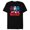 Black, variant on R2-D2 Droid + Logo in Red White & Blue USA America - Short Sleeve Blended T-Shirt for Adults - Customized-Black