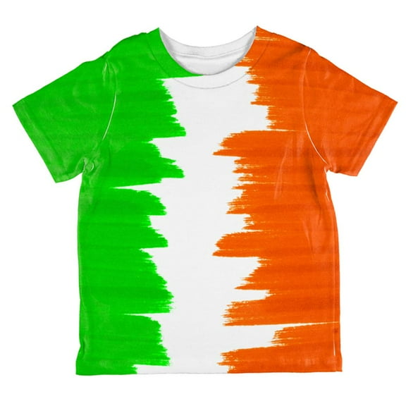 St Patrick's Day Color Me Irish All Over Toddler T Shirt Multi 2T