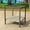 Side Table, variant on COOS BAY Aurora Terrace Outdoor Side Table with 2-Tier Storage, Metal Patio Table for Garden, Balcony, Poolside, Porch, Wood Grain Top