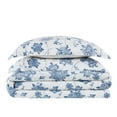 thumbnail image 5 of Cottage Classics Estate Bloom Blue Cotton 2-Piece Twin XL Comforter Set, floral themed, for Men and Women, OEKO-TEX Certified Confidence, 5 of 5