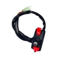 thumbnail image 4 of Interruptor de control del manillar,Botón interruptor de luz de emergencia de motocicleta universal,Interruptor de manillar de motocicleta,luz de encendido y apagado,Reemplazo del interruptor, 4 of 9