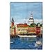 thumbnail image 3 of Betsy Drake KT728 Annapolis City Dock Kitchen Towel, 3 of 3