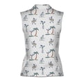 thumbnail image 3 of Funny Lady Golfer Gang Golf Player Women Sleeveless Polo XS-4XL, 3 of 5