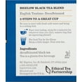 thumbnail image 2 of Bigelow Decaffeinated Black Tea, English Teatime, Tea Bags, 20 Count, 2 of 4