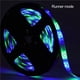 thumbnail image 4 of Matsuzay Tira de luces LED de control remoto de 2m, cinta Flexible cortable RGB, múltiples modos, luz LED RGB resistente al agua Iluminación navideña No. 4 Matsuzay HA027721-04, 4 of 6