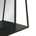 thumbnail image 4 of Kate and Laurel Lintz Miroir Moderne avec Tablette de Rangement, 18 Pouces x 24 Pouces, Noir, 4 of 7