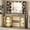 1.LED Bulb-Gray, variant on FANRAL Makeup Vanity with Mirror and Lights,Glass Top Vanity Desk with RGB Cabinets,43.5" Large Dressing Table for Women Bedroom,Black Vanity