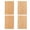 As Shown, variant on Himition 4 Pcs Thicken Wooden Block DIY Craft Cutout Smooth Wood Blocks for Jewelry Painting Carving Crafts Project (Wood Color)