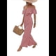 thumbnail image 2 of Plisados A Rayas para Mujer, Elegantes, de Verano, con Tirantes y Pantalones de Pierna , . Vino Tinto M, 2 of 7