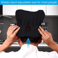 thumbnail image 3 of Juego de 3 gorros de chef para adultos, ajustables, elásticos, para panadero, cocina, gorro de chef, 3 of 5
