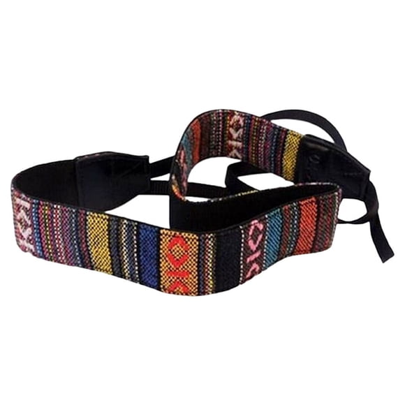 Matsuzay Correa de hombro para cámara de estilo étnico, antipérdida, portátil, ajustable, para videocámara, cinturón para el cuello, Accesorios de cámara y óptica